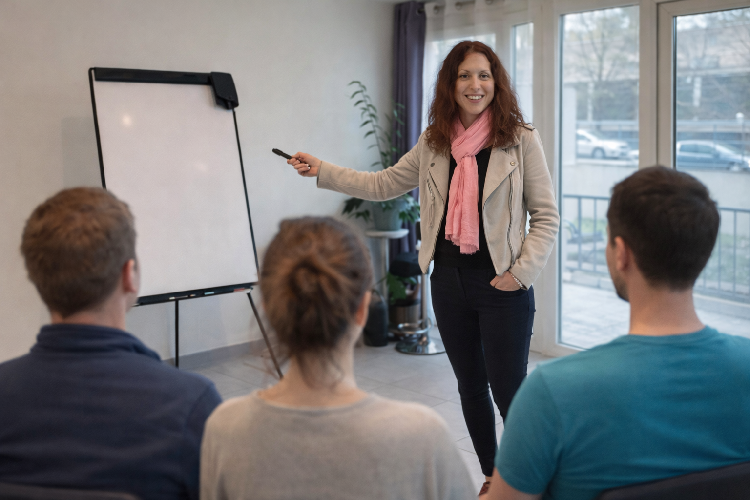 Caroline Pierrisnard animant une formation EMDR-DINAMO